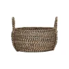House Doctor Distra Storage Basket Black/Natural Small