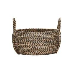 House Doctor Distra Storage Basket Black/Natural Small