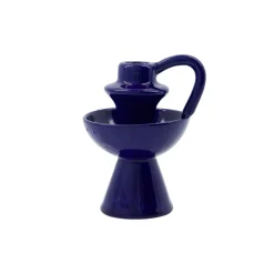 House Doctor Diva Candle Holder Blue