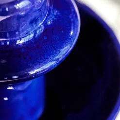 House Doctor Diva Candle Holder Blue