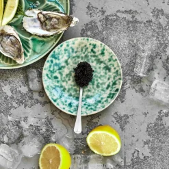 House Doctor Diva Dessert Plate Green