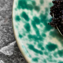 House Doctor Diva Dessert Plate Green