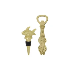 House Doctor Fish Bar Accessories Antique Gold