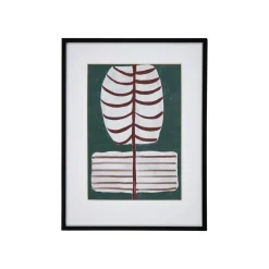 House Doctor Flow Wall Art Dark Green