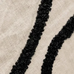 House Doctor Fly Cushion Black 50x50 cm