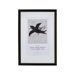 House Doctor Fly Wall Art Black