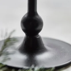 House Doctor Folk Candle Holder Black Antique High