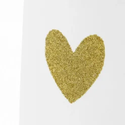 House Doctor Glitr Gift Tags White/Golden