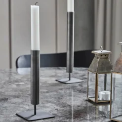 House Doctor Kolo Candle Stand Black Small