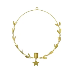 House Doctor Mistel Candle Holder Brass Small