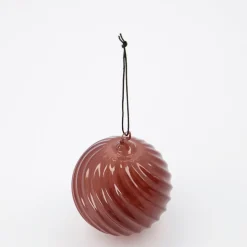 House Doctor Ornament Glassy Brown