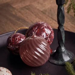 House Doctor Ornament Glassy Brown