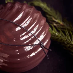 House Doctor Ornament Glassy Brown