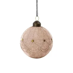 House Doctor Ornament Velour Sand Large