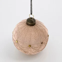 House Doctor Ornament Velour Sand Large