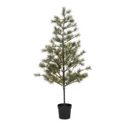 House Doctor Pin Christmas Tree With LED Nature Small