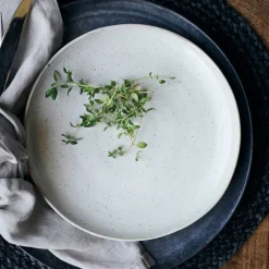 House Doctor Pion Lunch Plate Grey/White