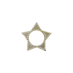 House Doctor Ring Napkin Rings Antique Champagne Silver