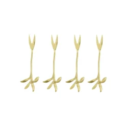 House Doctor Serve Kitchen Utensils Forks Antique Gold