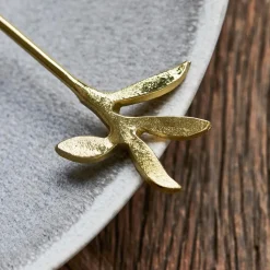 House Doctor Serve Kitchen Utensils Spoons Antique Gold