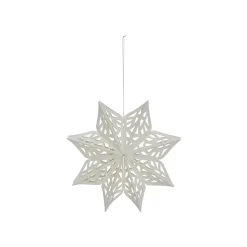 House Doctor Snowflake Ornaments White