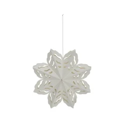 House Doctor Snowflake Ornaments White