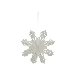 House Doctor Snowflake Ornaments White