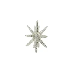 House Doctor Spike Ornament Silver/Glitter Small