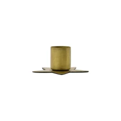 House Doctor Stage Candle Holder Antique Brass Small