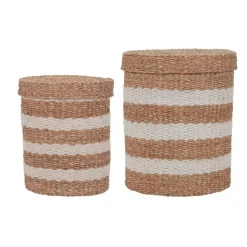 House Doctor Storage Baskets Geet Nature/Brown
