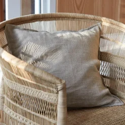 House Doctor Streak Cushion Mustard 50x50 cm