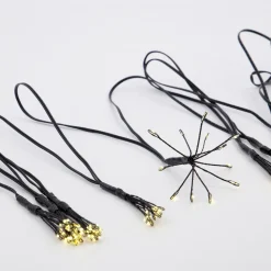 House Doctor String Lights Stars Black