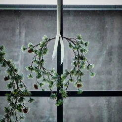 House Doctor Torch Wreath Green Small