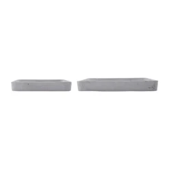 House Doctor Trays Retra Grey Square