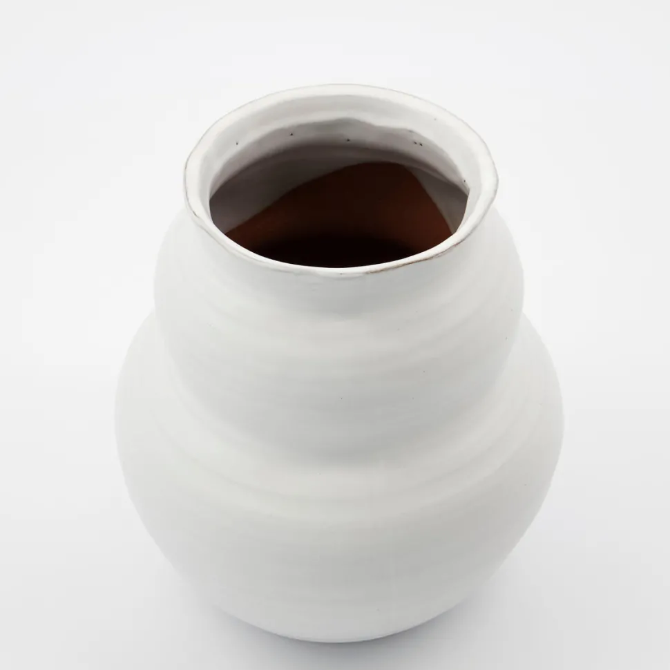 House Doctor Vase Juno White Medium