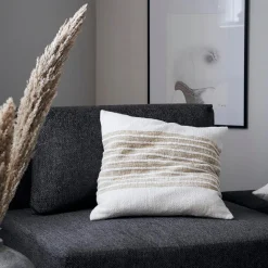 House Doctor Yarn Cushion Light Brown 50x50 cm