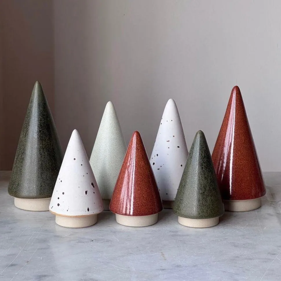 Julie Damhus Studio Juletræ Brændt (Lille, Mellem, Stor)