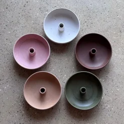 Julie Damhus Studio Oda Lysestage Skål Stor Beige