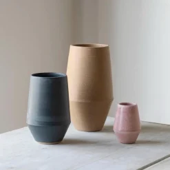 Julie Damhus Studio Oda Vase Blå Mellem
