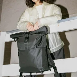 Kintobe ROY Roll-Top Bag Jet Black