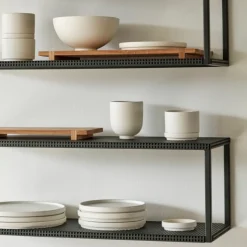 Kristina Dam Studio Grid Wall Shelf Black