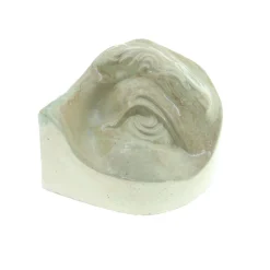 Laoru Laoru Rounded Eye Left Relief Crystal Green