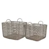 Lene Bjerre Design Harper Basket Set Nature/Grey