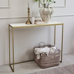 Lene Bjerre Design Harper Basket Set Nature/Grey