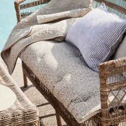 Lene Bjerre Design Ivillia Mattress Ochre/Rose Dust Small