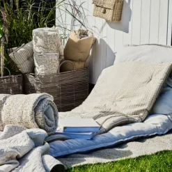 Lene Bjerre Design Ivillia Mattress Ochre/Rose Dust Large