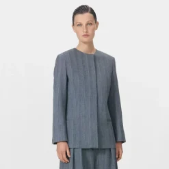 Lovechild 1979 Arya Blazer Charcoal Weave