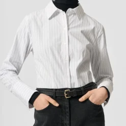 Lovechild 1979 Rosy Shirt Dusty Blue Stripe