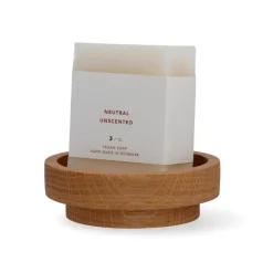 Mellow Mind Soap Dish Oak Round