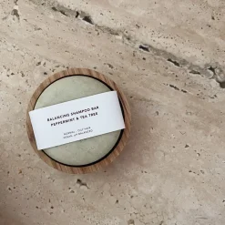 Mellow Mind Soap Dish Oak Round